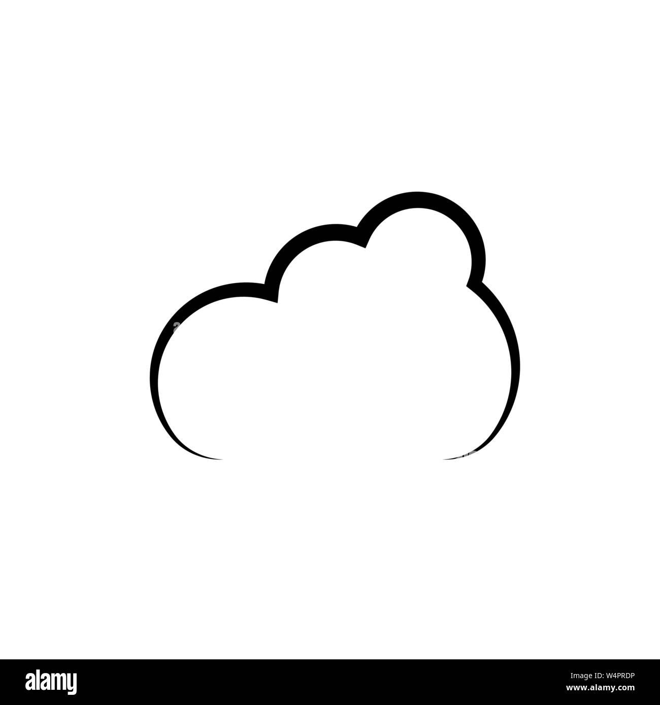Cloud template vector icon illustration design Stock Vector Image & Art ...