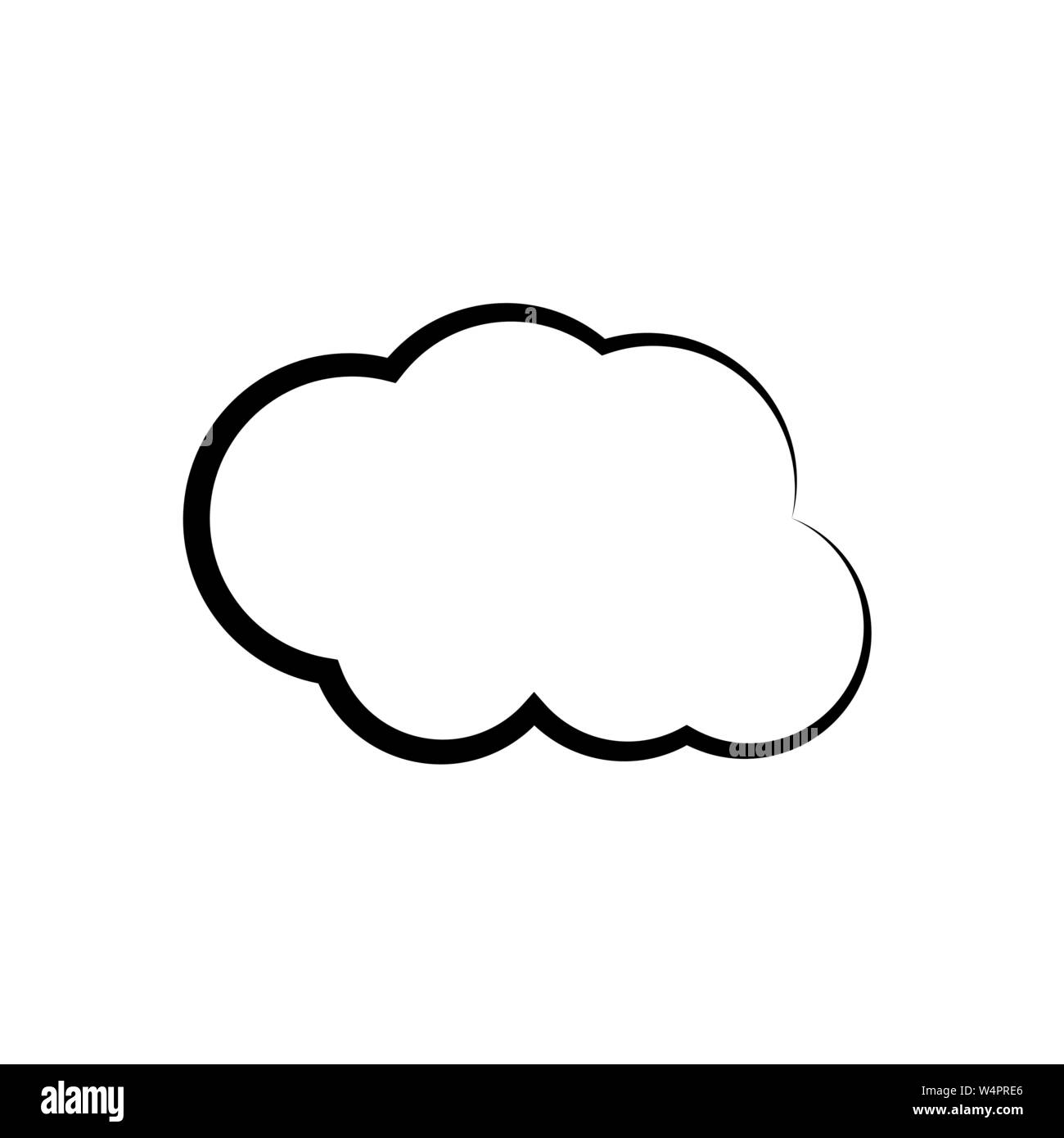 Cloud template vector icon illustration design Stock Vector Image & Art ...
