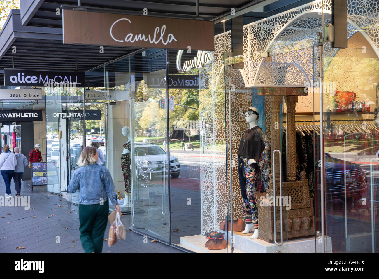 Camilla and Alice Mccall designer clothing stores shops in Oxford street Paddington,Sydney,Australia Stock Photo