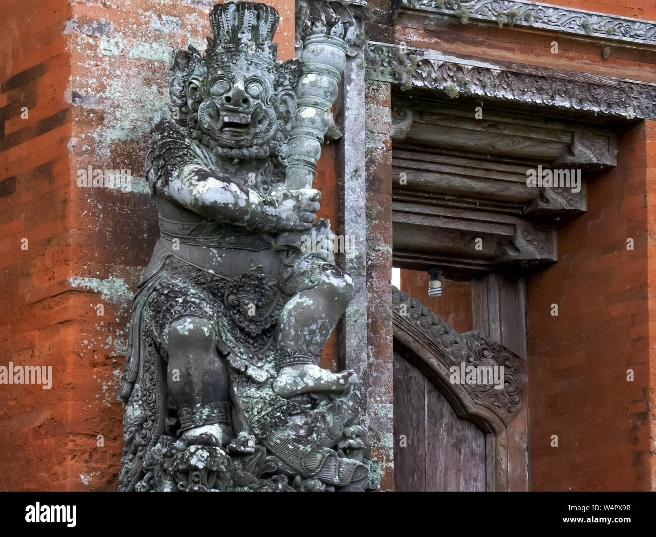 kori agung gate at taman ayun temple Stock Photo