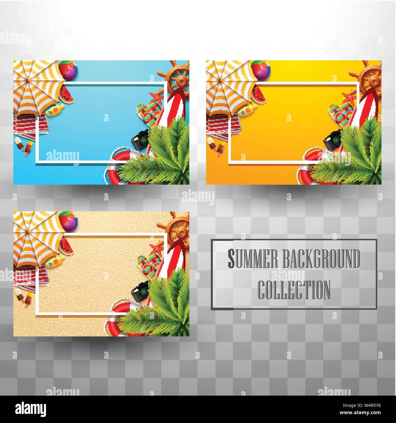 Summer template background collections Stock Vector Image & Art - Alamy