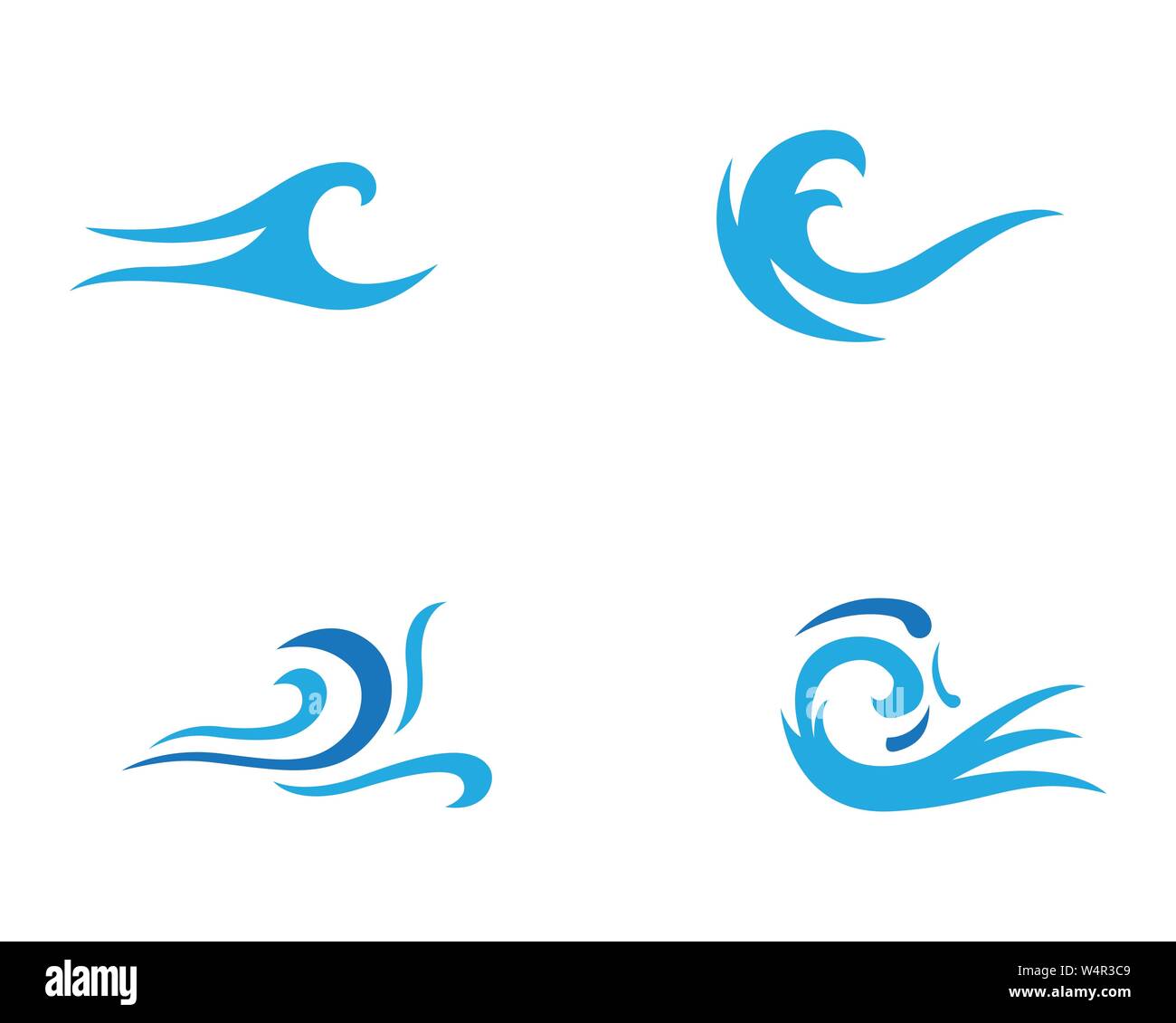 Water wave icon vector illustration design logo Stock Vector Image ...