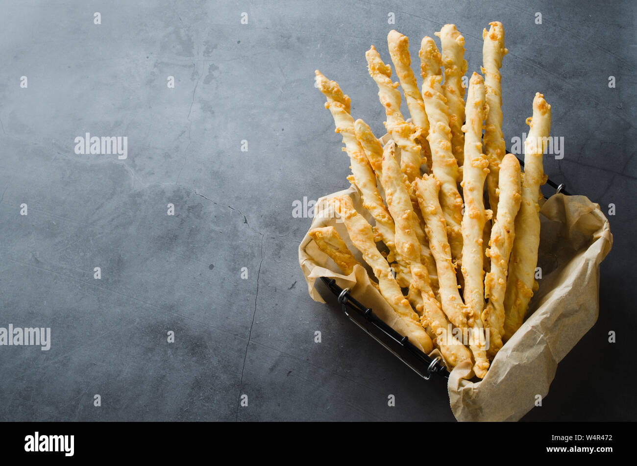 Cheese Stick Breadsticks With Cheese On Dark Background Concept For Snack Or Party Time Stock Photo Alamy