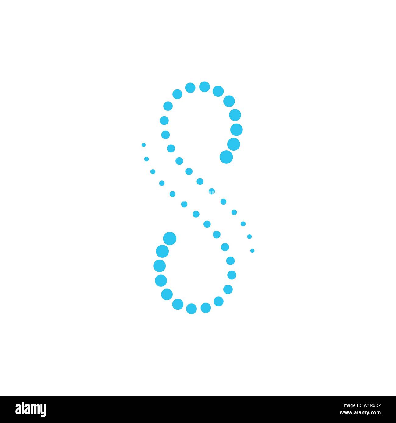 Spine diagnostics symbol logo template vector illustration design Stock Vector