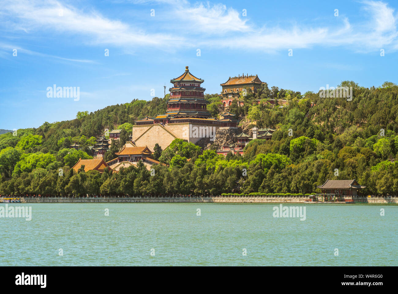 Longevity Hill at Summer Palace in beijing, china Stock Photo