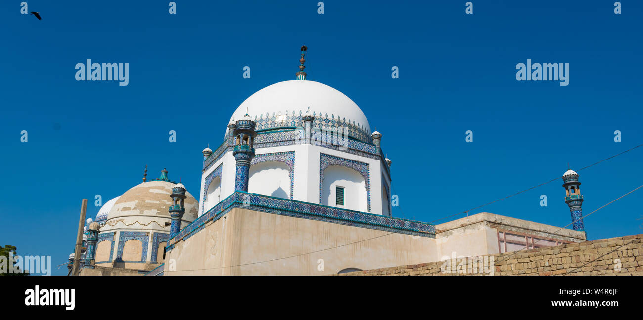 Punjab,Pakistan-March 9,2019:landscape image of khawaja dur mohammad tomb,Mithan kot. Stock Photo