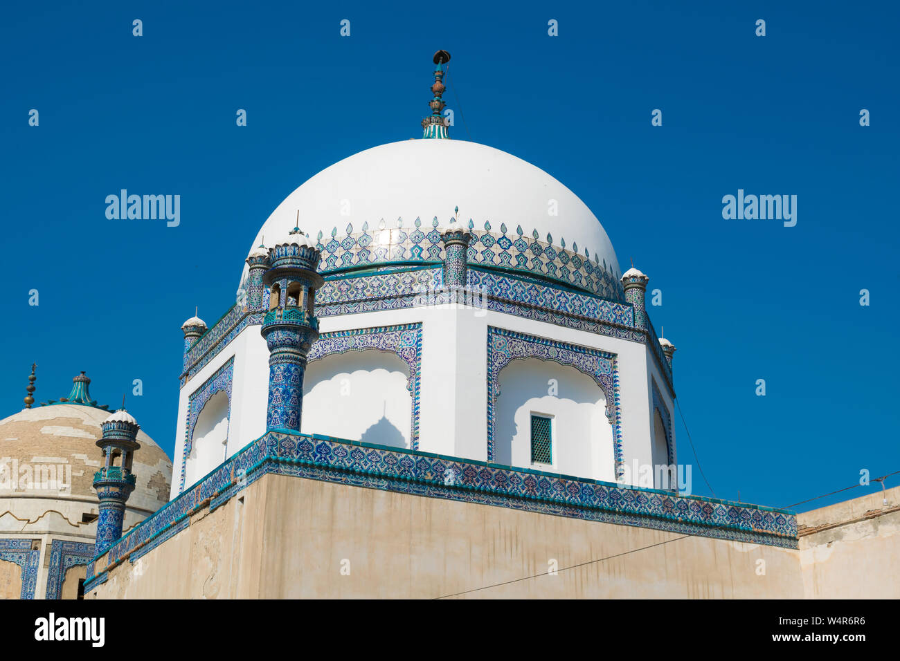 Punjab,Pakistan-March 9,2019:landscape image of khawaja dur mohammad tomb in mithan kot city. Stock Photo