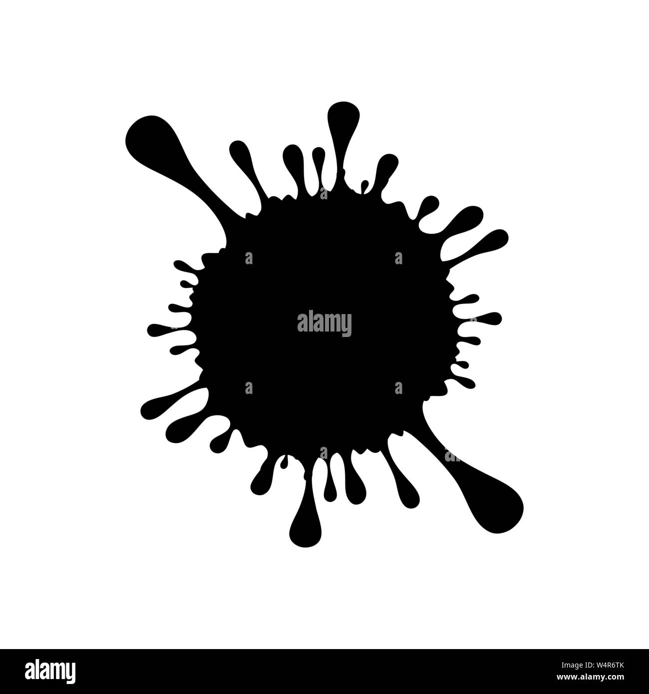 ink drop Vector icon design illustration template Stock Vector Image
