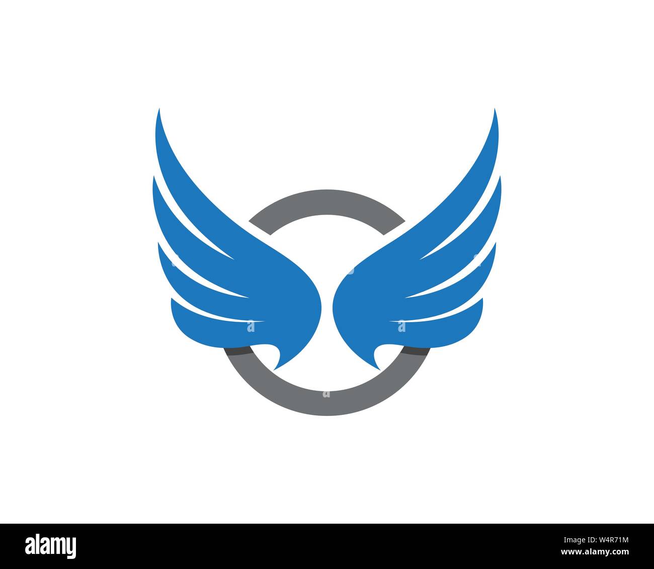 Falcon wing Logo Template vector illustration design Stock Vector Image ...