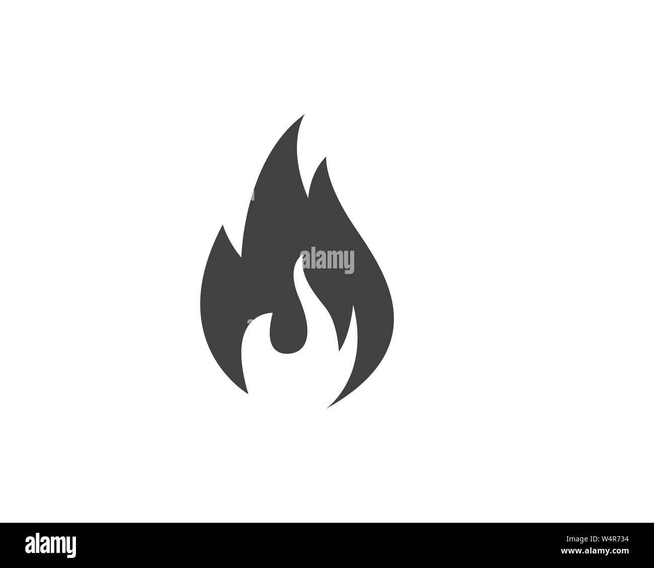 fire flame vector icon design illustration Stock Vector Image & Art - Alamy