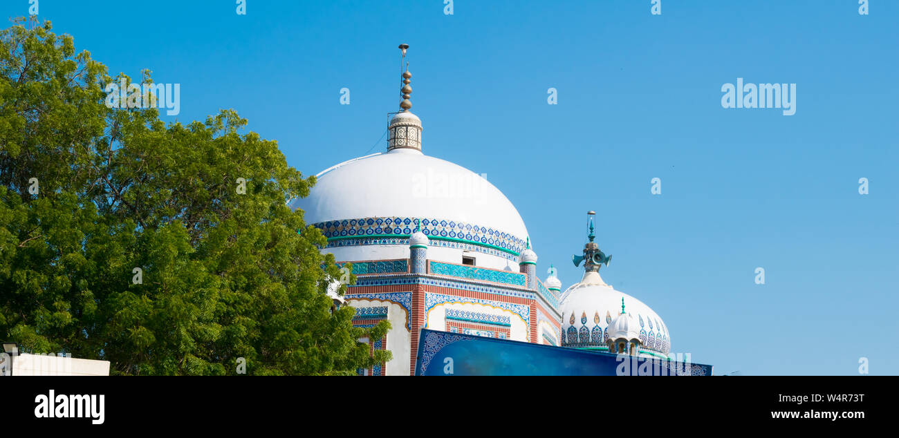 Punjab,Pakistan-March 9,2019:landscape image of khawaja freed tomb in mithan kot city. Stock Photo