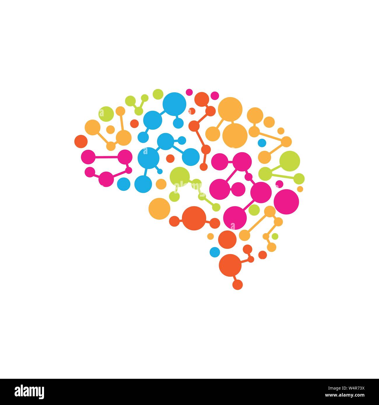 Health Brain vector illustration icon template design Stock Vector
