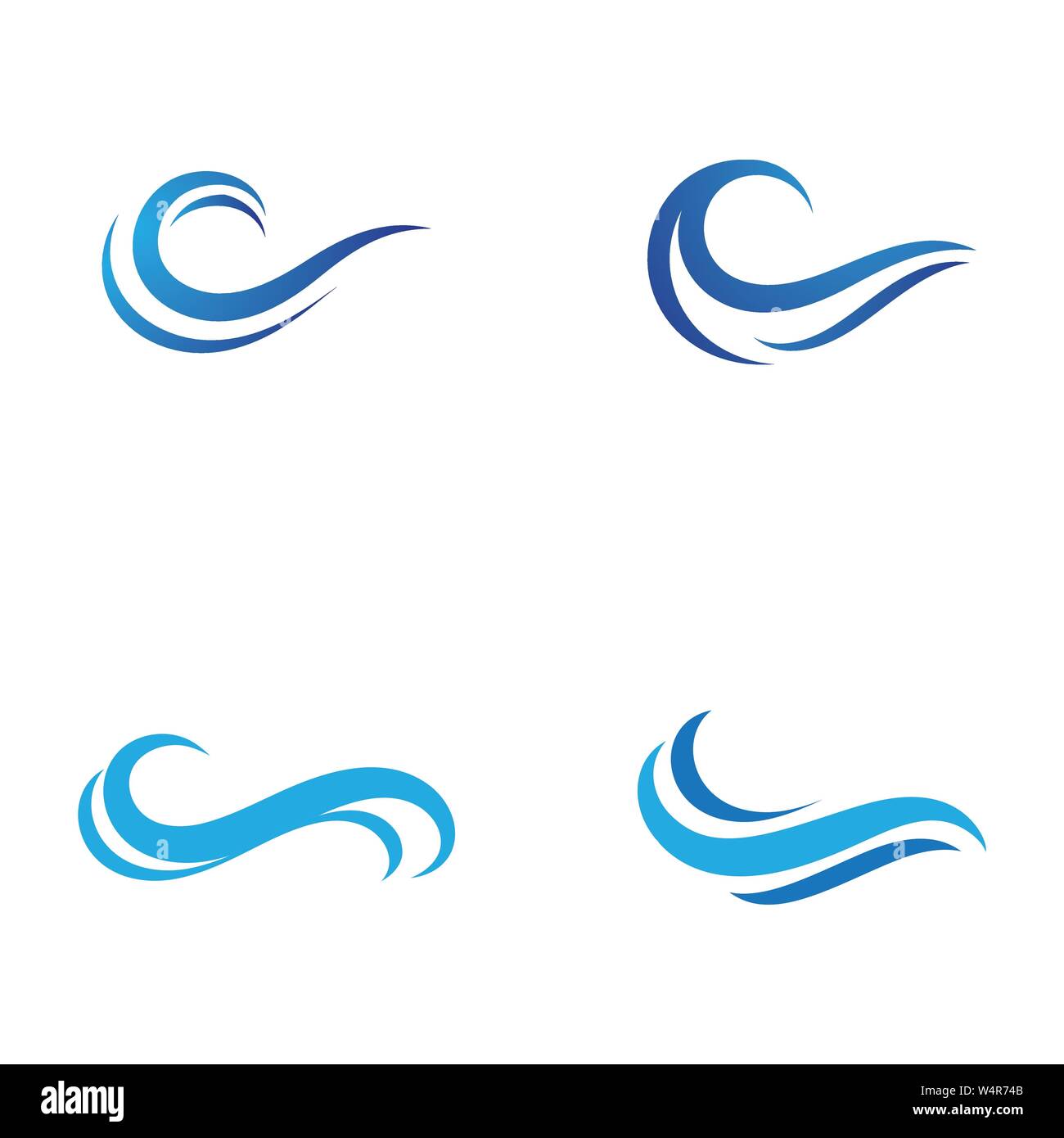 Water wave icon vector illustration design logo Stock Vector Image ...