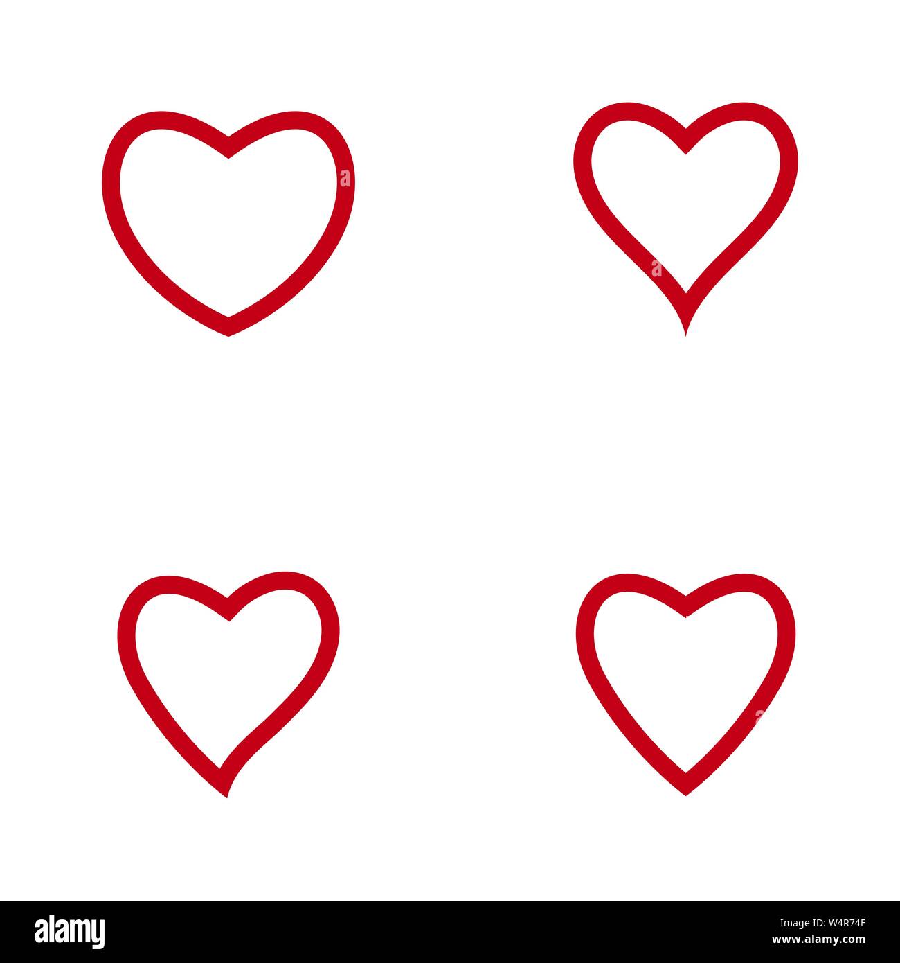 Beauty Love Vector icon illustration design Template Stock Vector Image