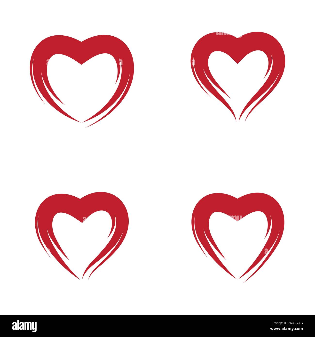 Beauty Love Vector icon illustration design Template Stock Vector Image