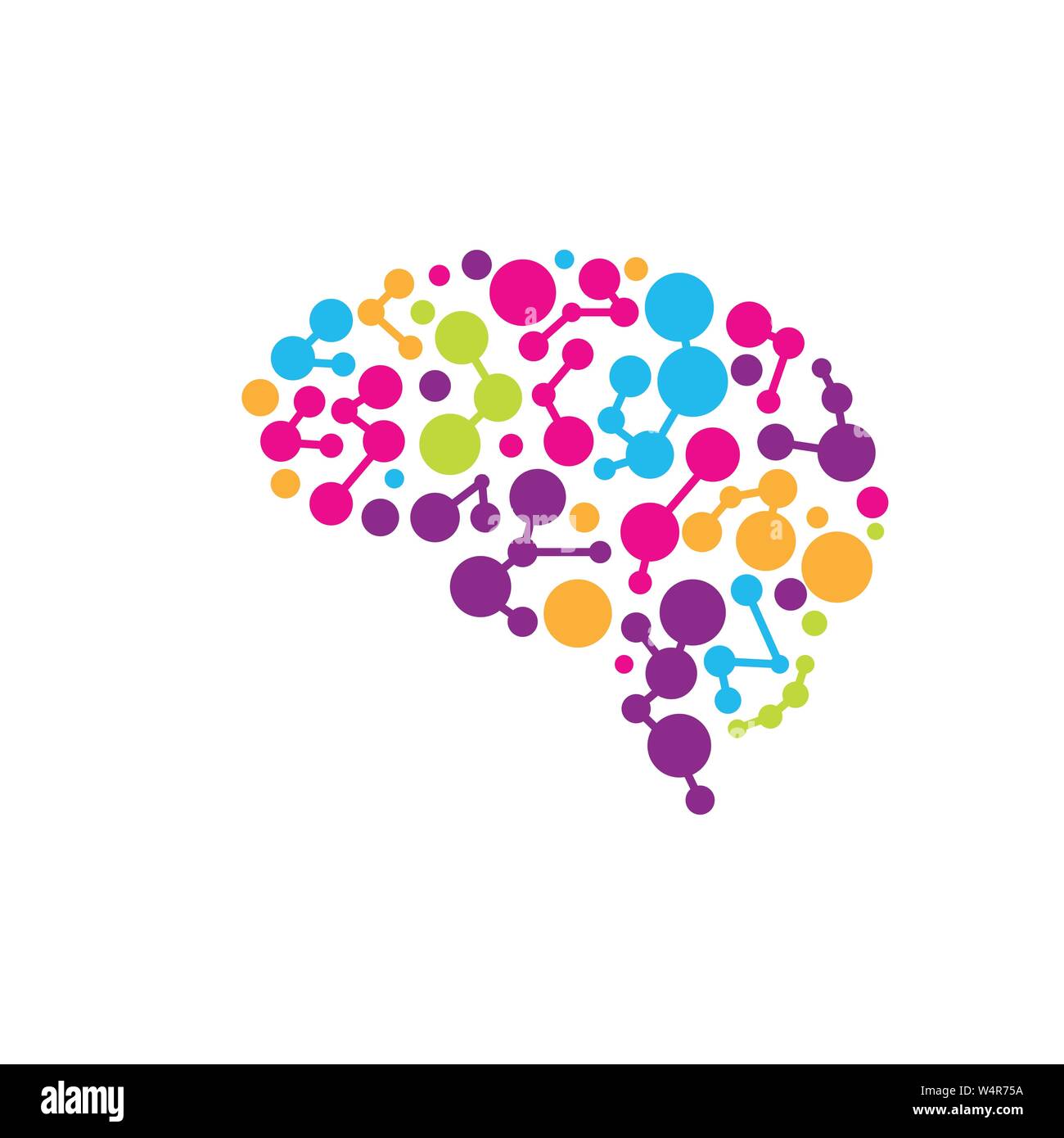 Health Brain vector illustration icon template design Stock Vector