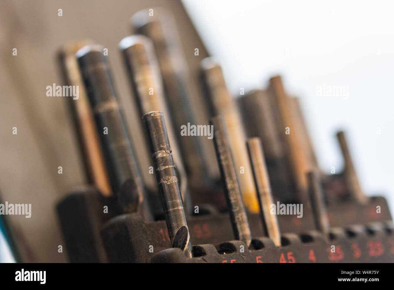 Tools such as drills in the  industry Stock Photo