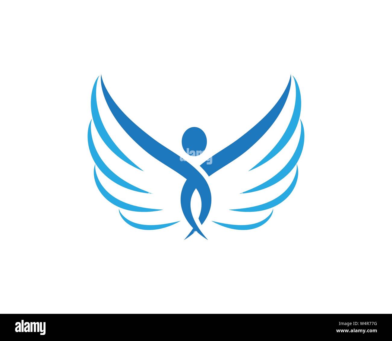Falcon wing Logo Template vector illustration design Stock Vector Image ...