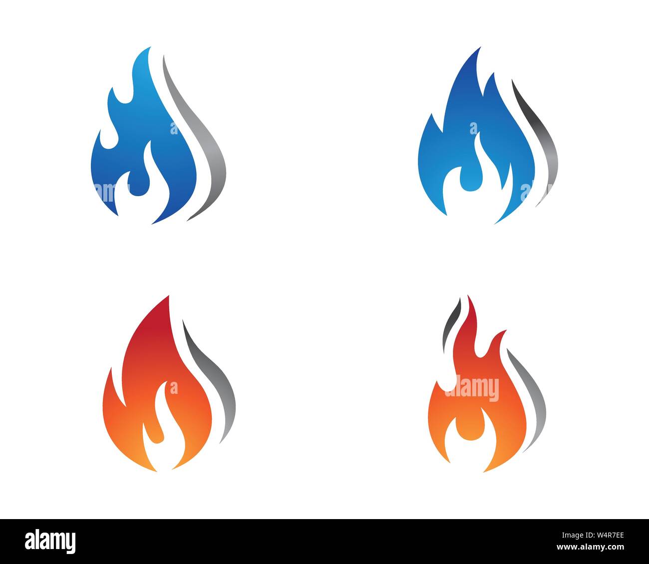 fire flame vector icon design illustration Stock Vector Image & Art - Alamy