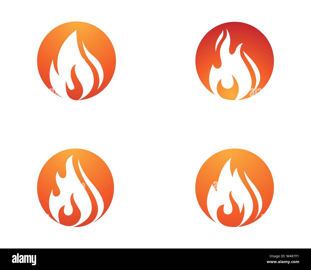 fire flame vector icon design illustration Stock Vector Image & Art - Alamy