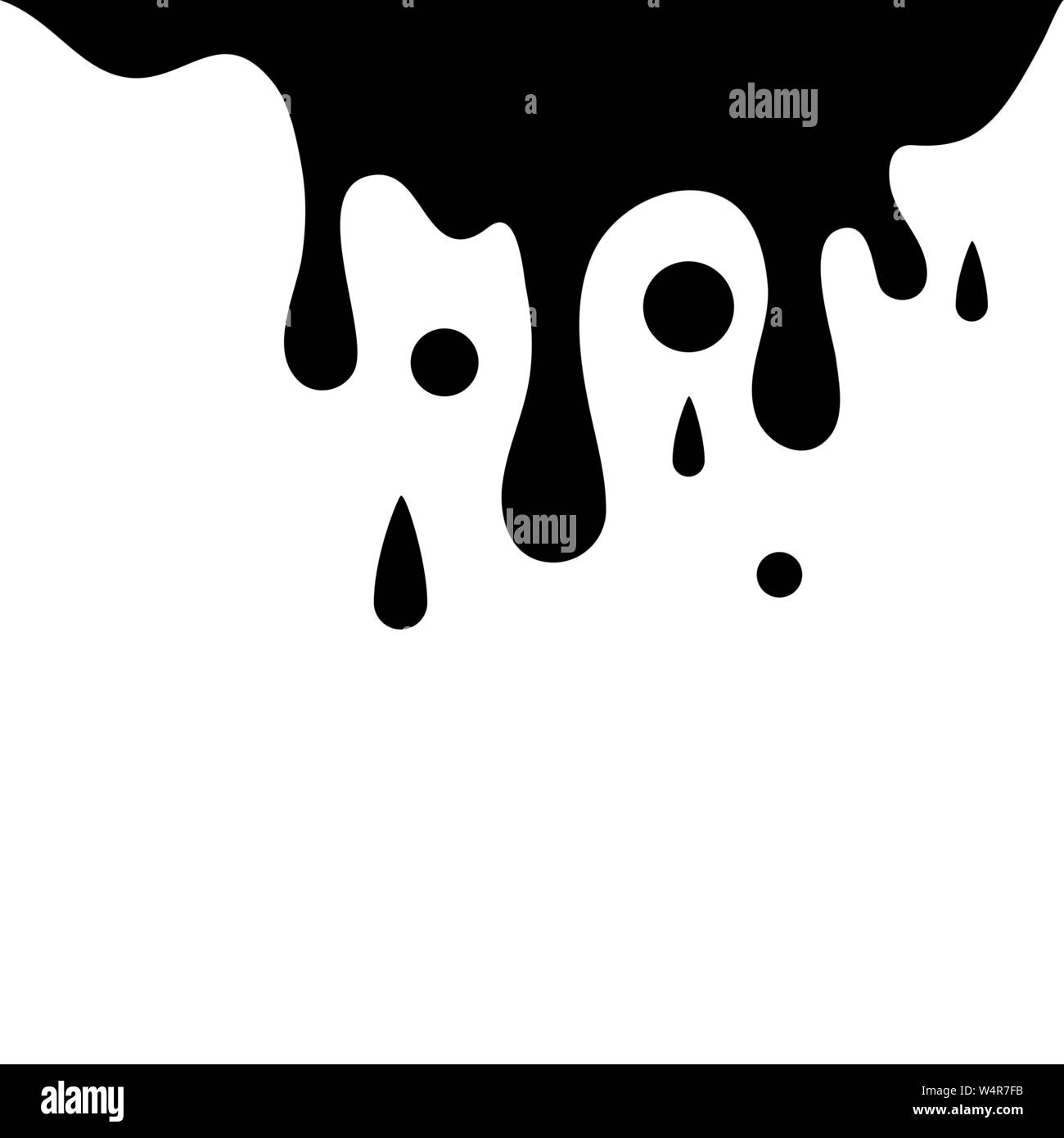 ink drop Vector icon design illustration template Stock Vector Image