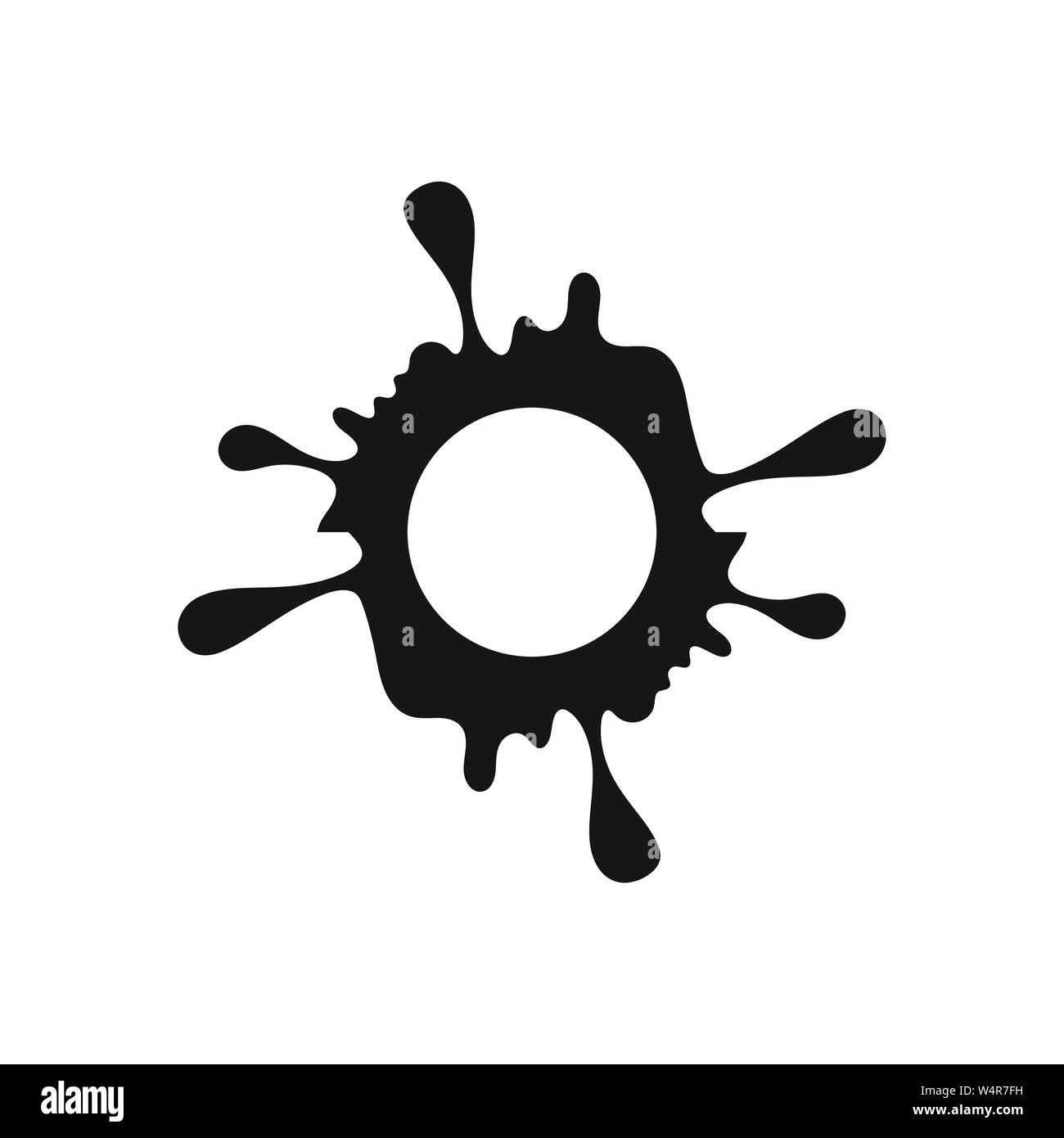 ink drop Vector icon design illustration template Stock Vector Image ...