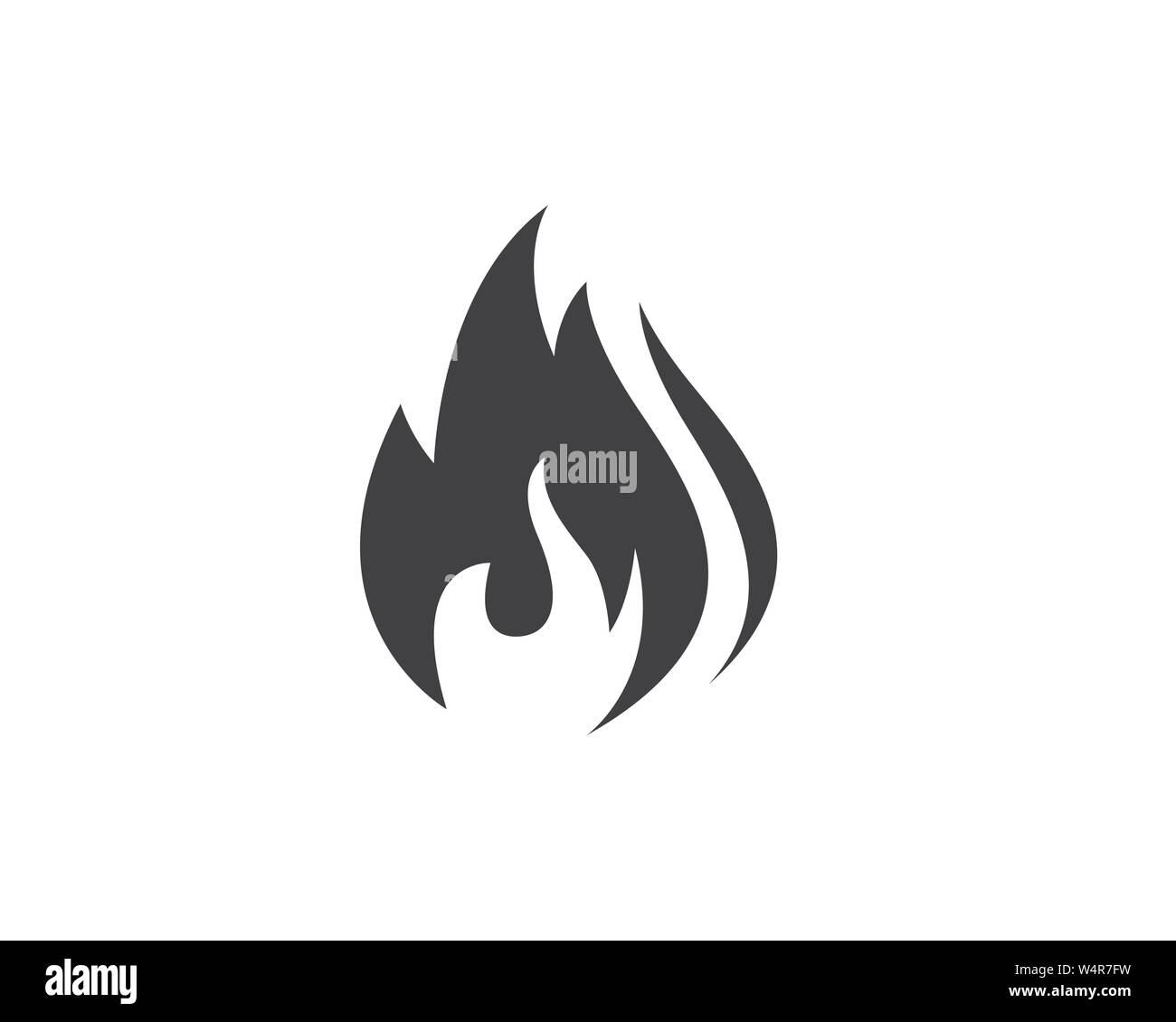 fire flame vector icon design illustration Stock Vector Image & Art - Alamy