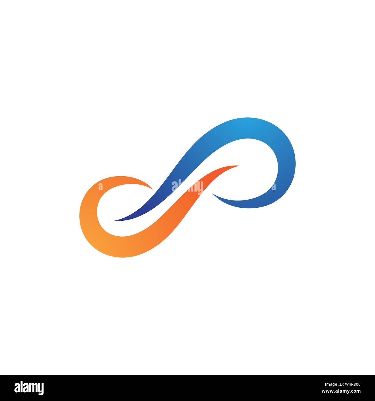 Infinity Design Vector icon illustration Logo template design Stock ...