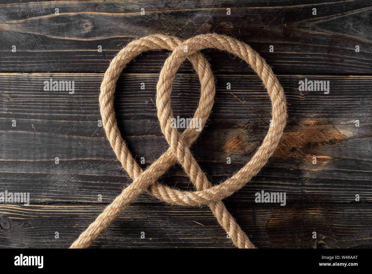 Marine node. Rope node Stock Photo - Alamy