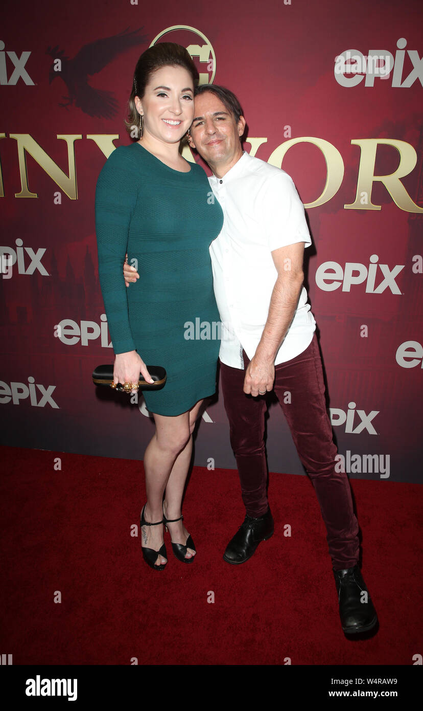 Los Angeles Ca Usa 24th July 2019 Adele Heather Taylor Roberto Orci At The La Premiere Of Epix S Pennyworth At Harmony Gold In Los Angeles California On July 24 2019 Credit Faye