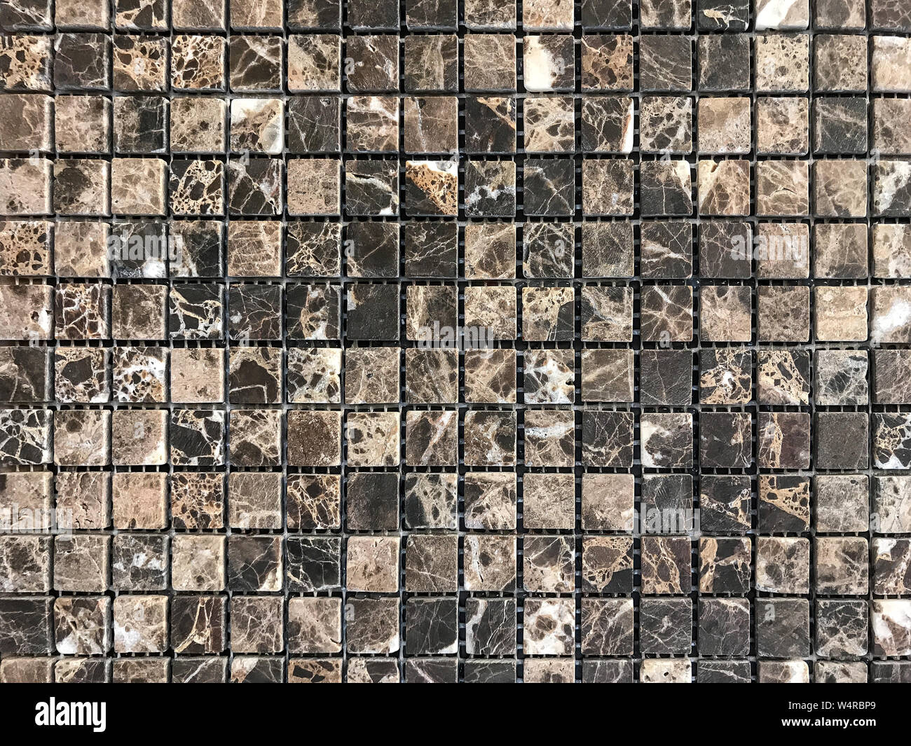 Gray stone tile mosaic for decoration the bathroom and pool. Ceramic beige  texture background Stock Photo - Alamy