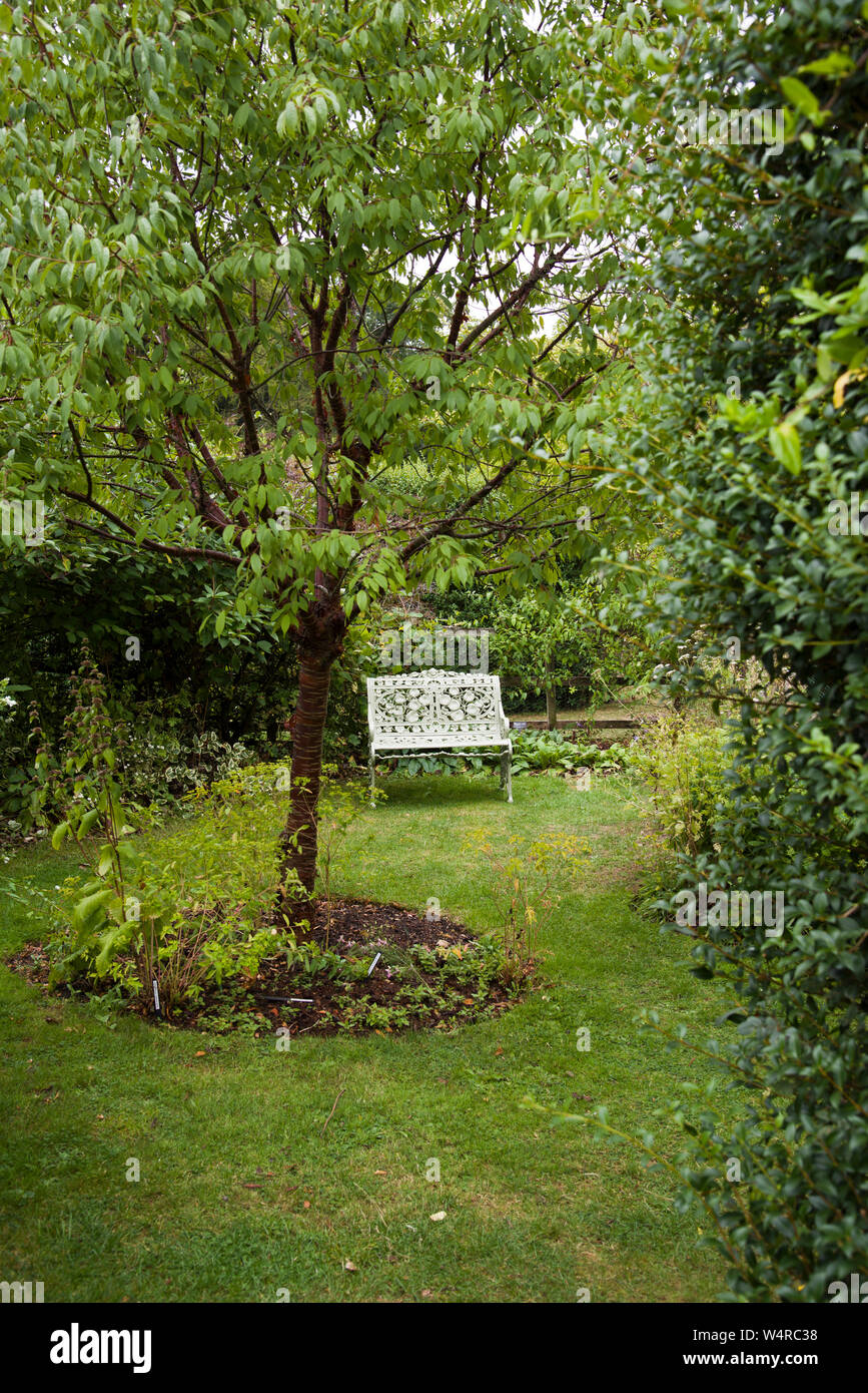 Outdoor seating area Stock Photo - Alamy