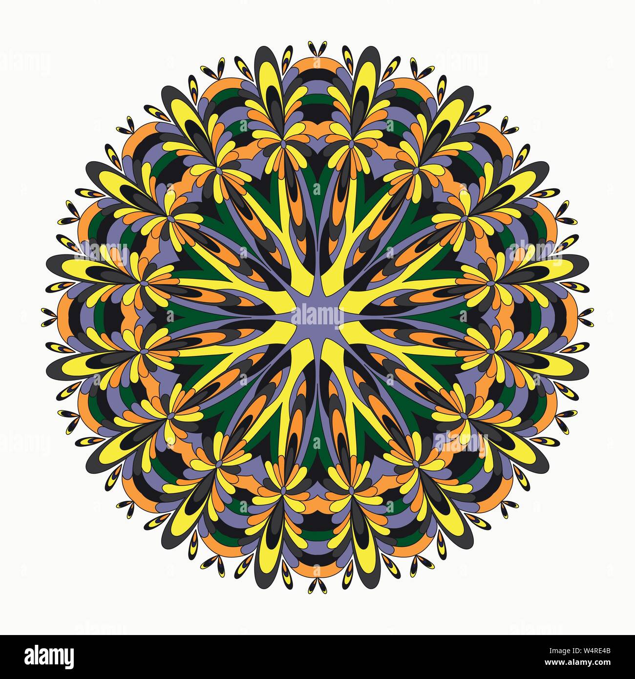 Mandalas collection. Vintage decorative elements Stock Vector