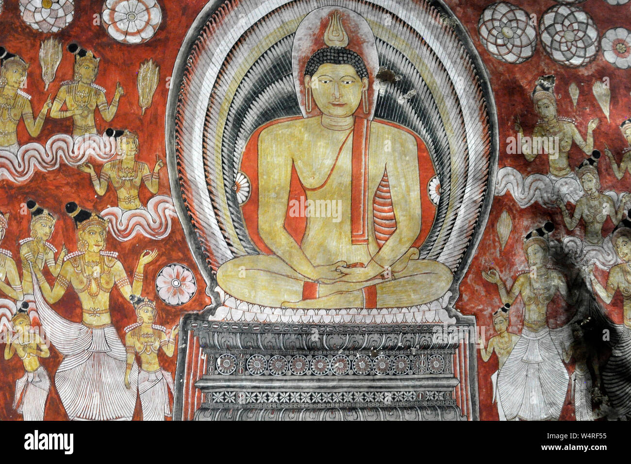 Sri Lanka, Dambulla, cave temple Stock Photo