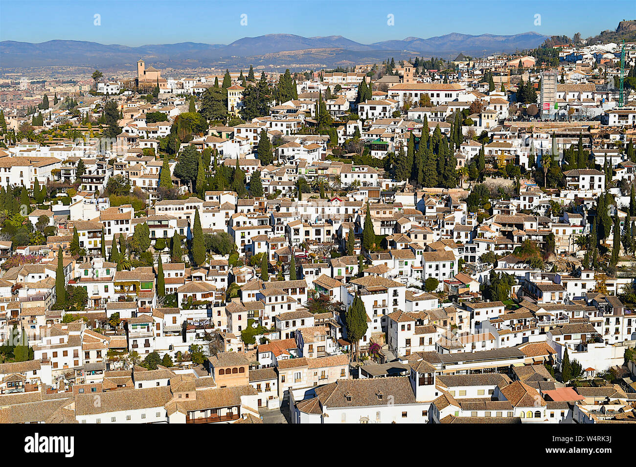 Albaicin district, Granada, Andalusia, Spain Stock Photo