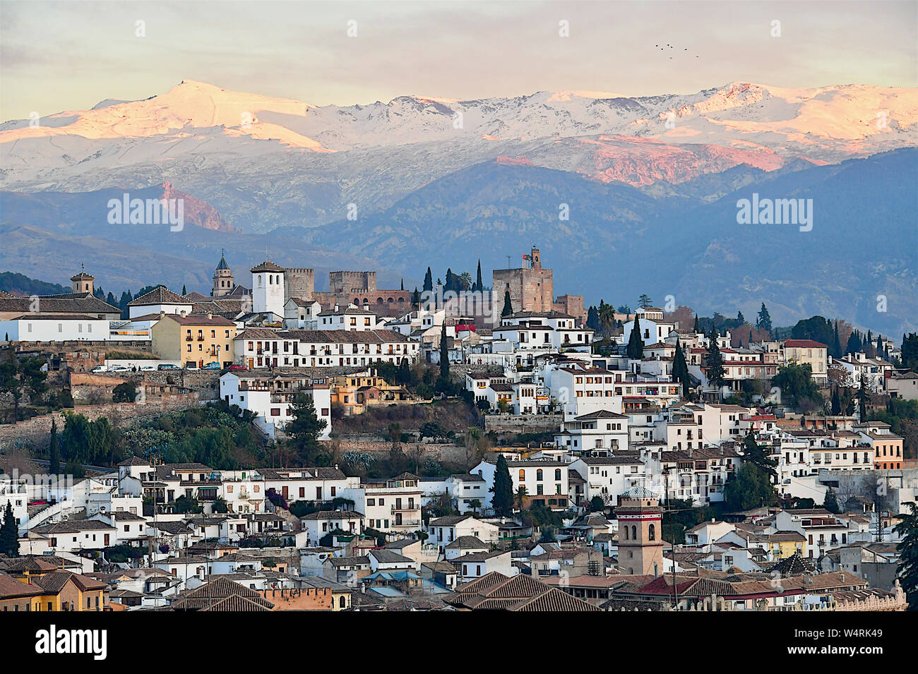Albaicin district, Granada, Andalusia, Spain Stock Photo