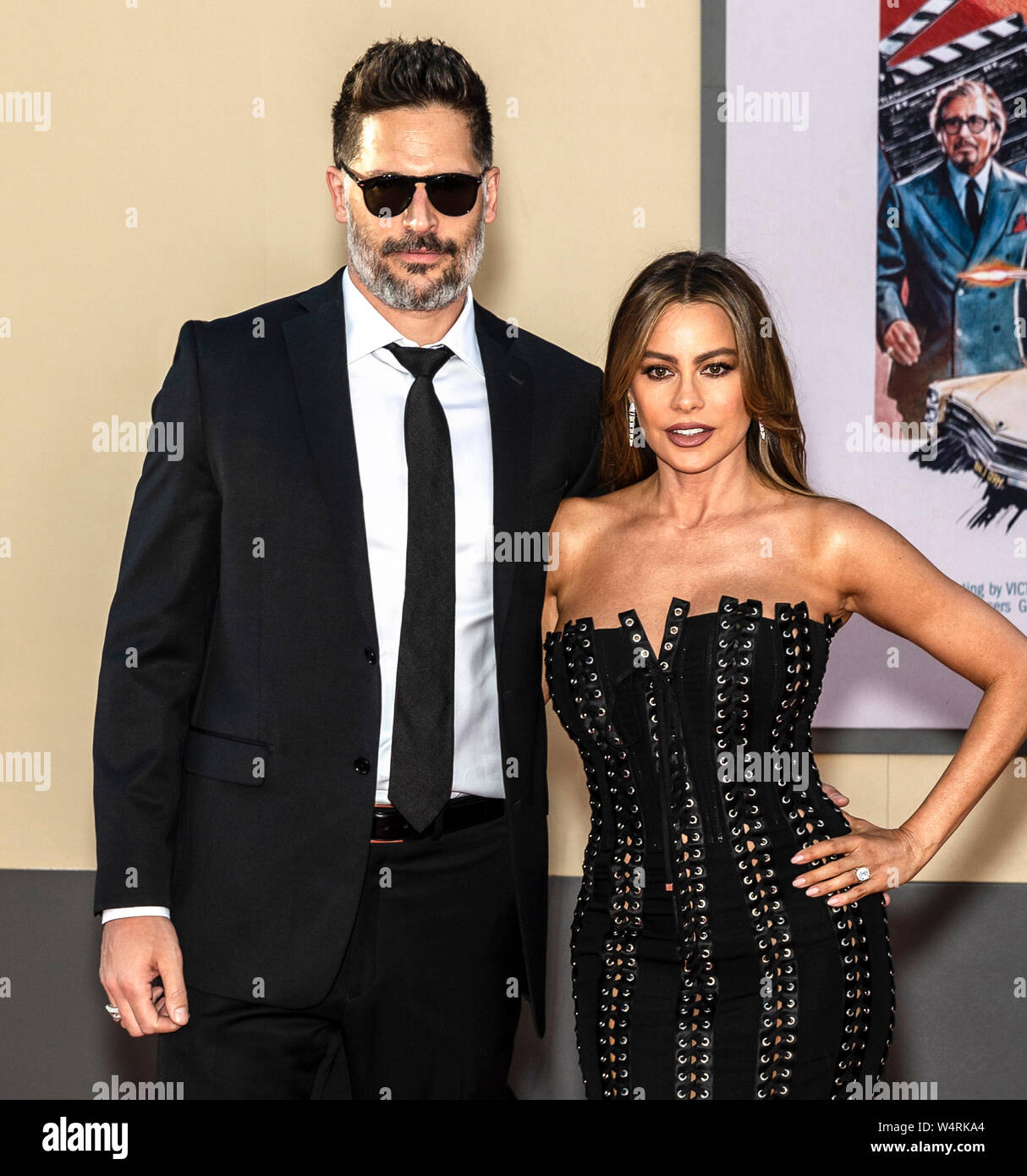 Los Angeles, CA - July 22, 2019: Joe Manganiello and Sofia Vergara