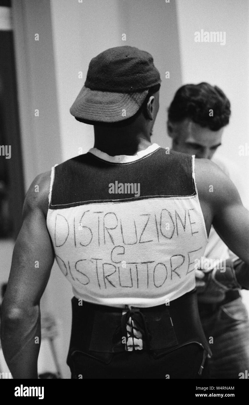 WBC and WBA world champion Marvin Hagler training for his sixth defence