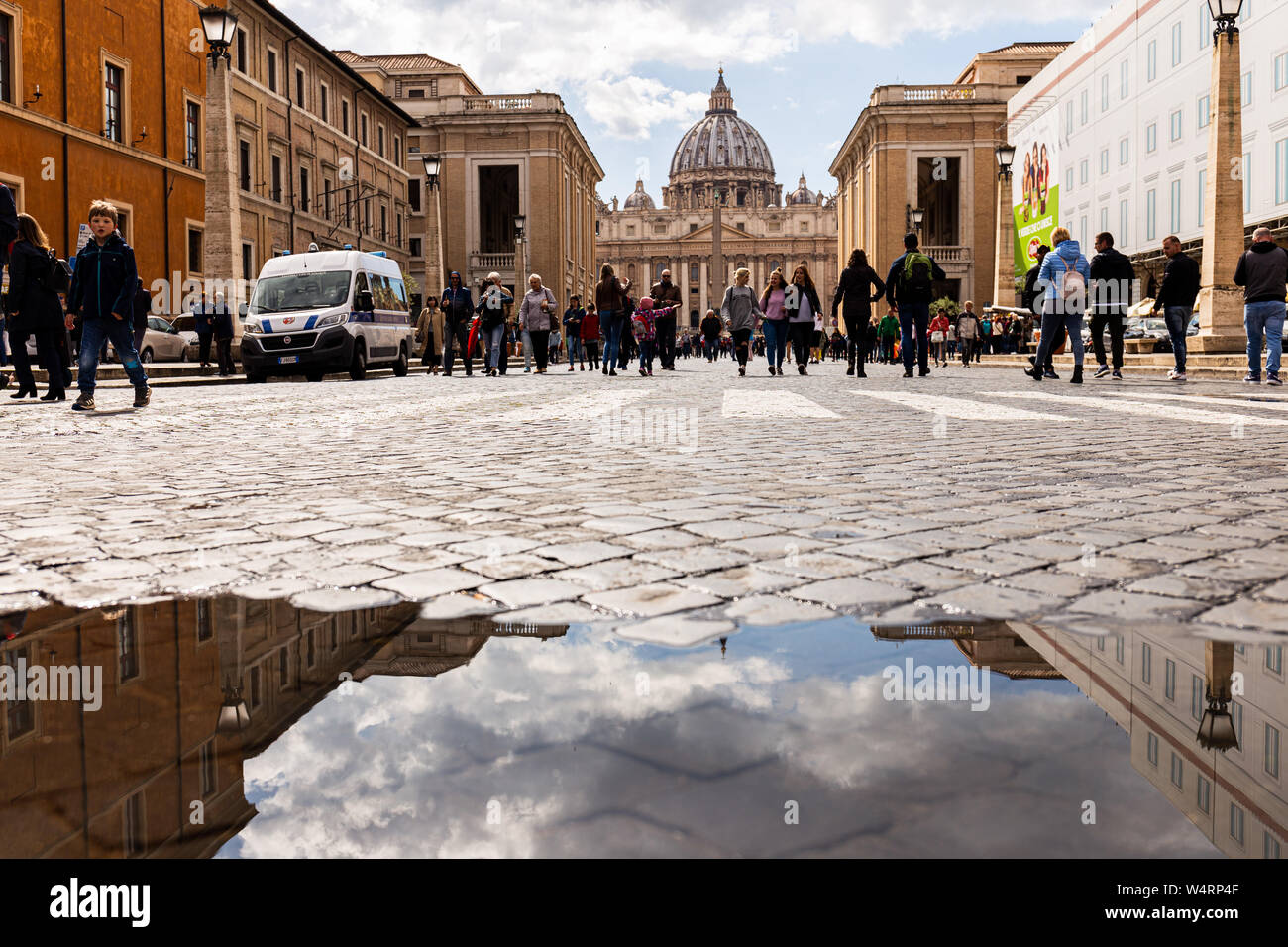 Someone Walking Rome ROME, ITALY - JUNE 28, 2019: full length view of people walking on ...