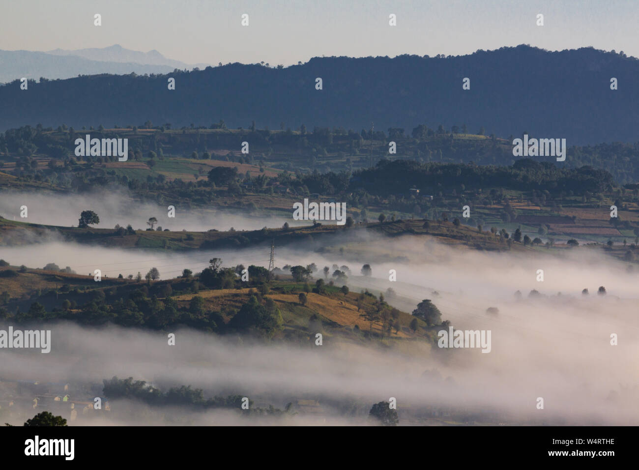 Kalaw View Views of the rollings hills of Kalaw highlands area, Myanmar Stock ...
