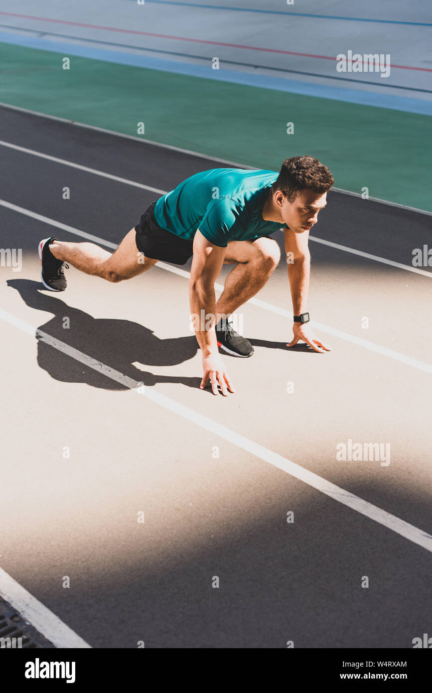 Track Runner Starting Position