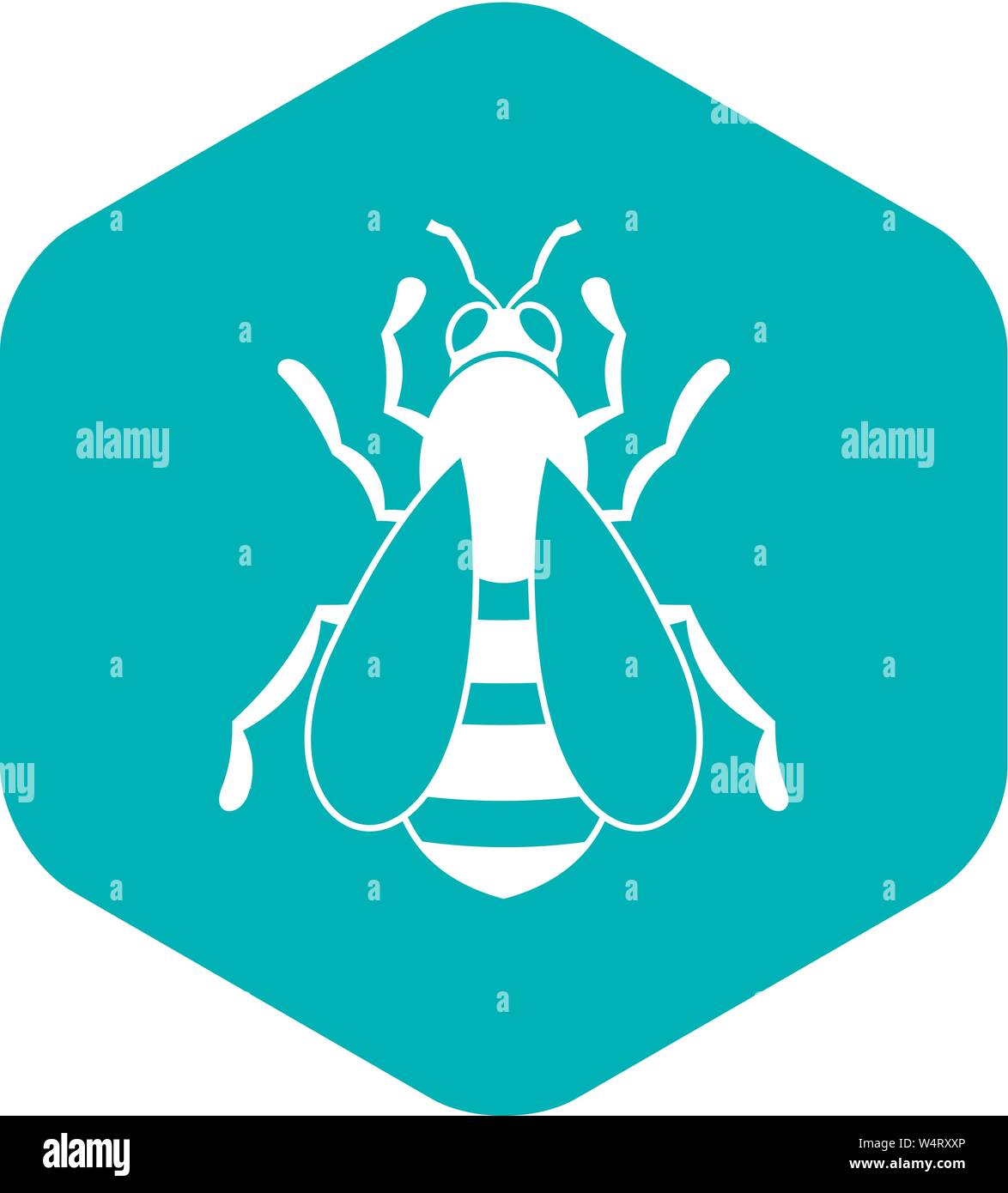 Bee icon, simple style Stock Vector Image & Art - Alamy