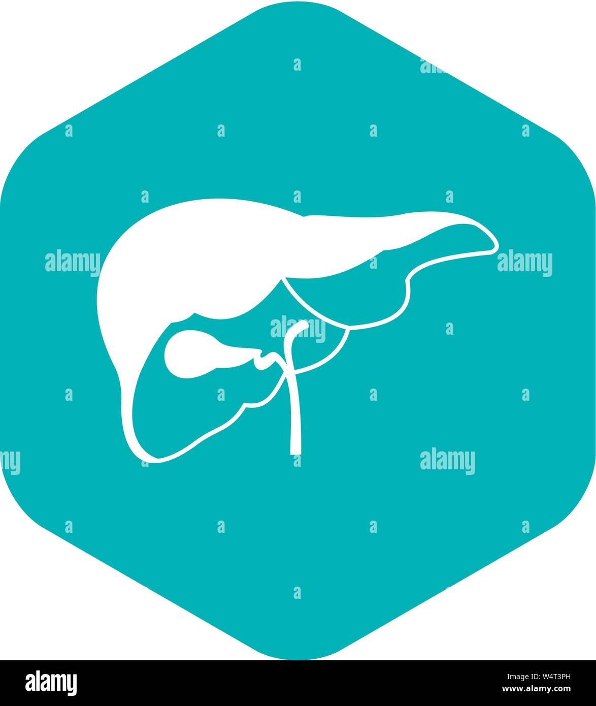 Liver icon, simple style Stock Vector Image & Art - Alamy