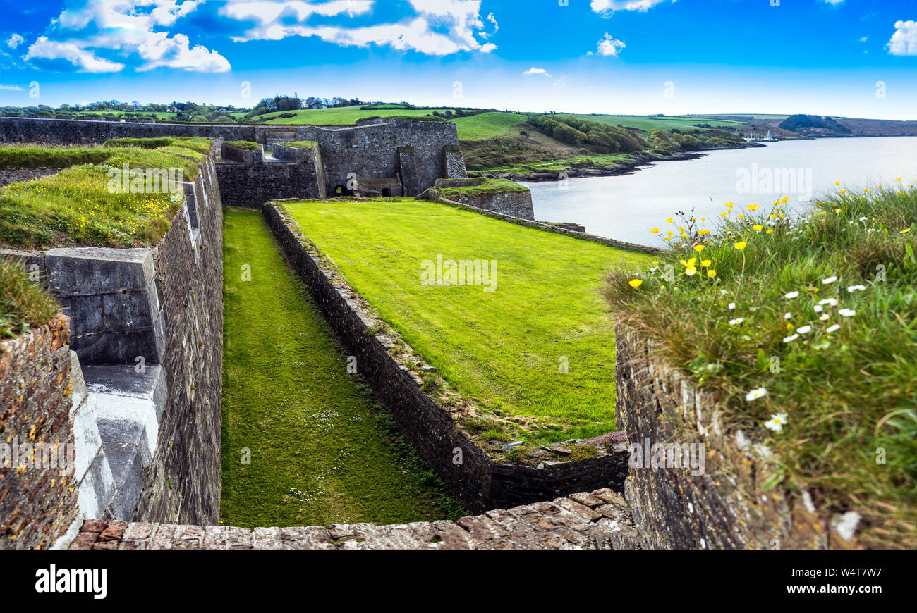 View  from Charles Fort, Kinsale, Ireland Stock Photo