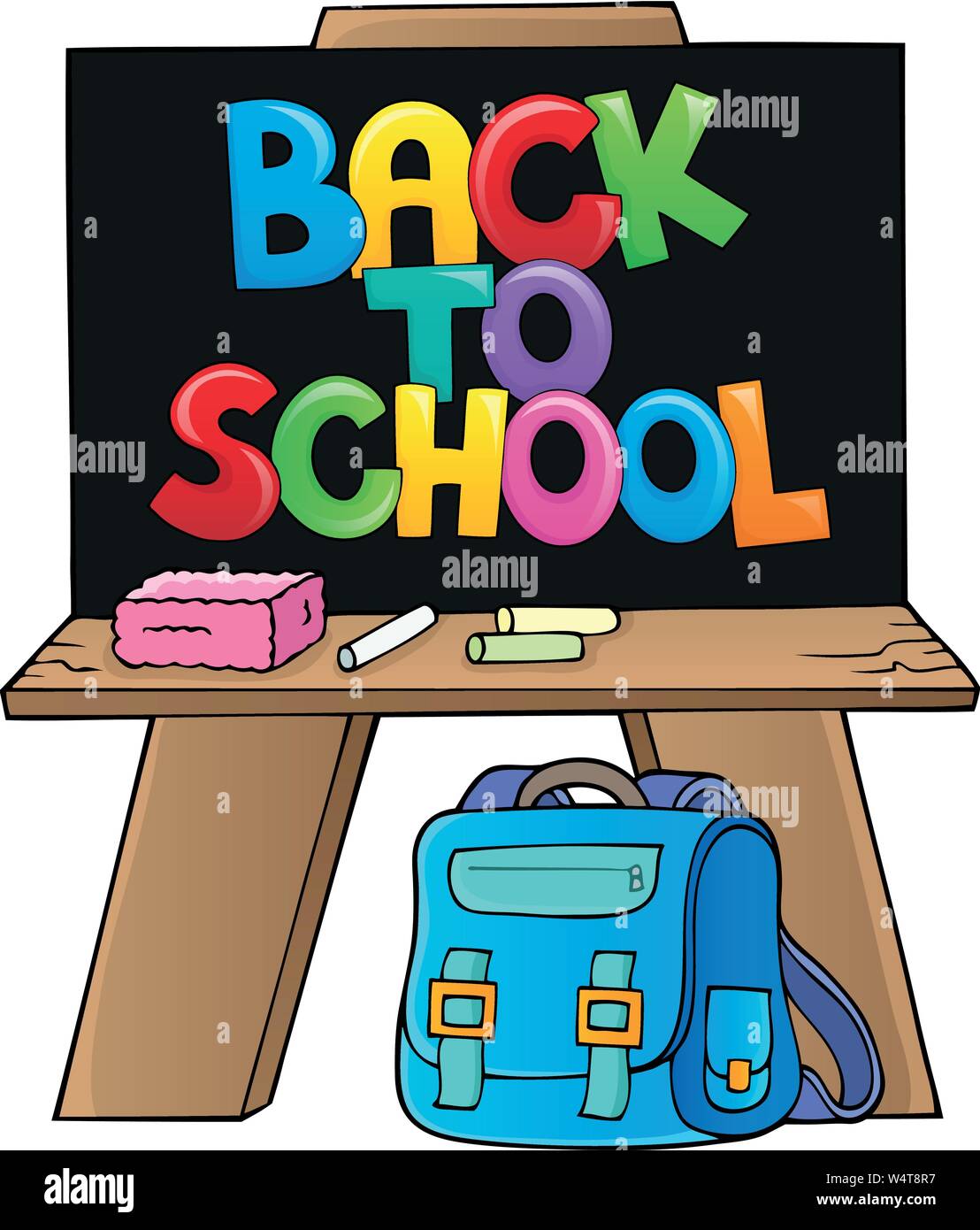 Back to school design 7 - eps10 vector illustration Stock Vector Image ...