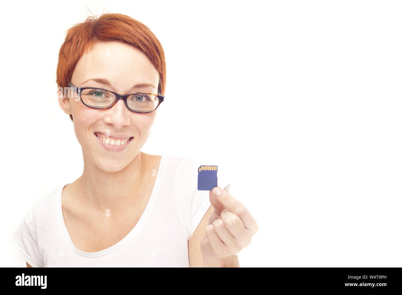 Smiling woman card in hi-res stock photography and images - Alamy