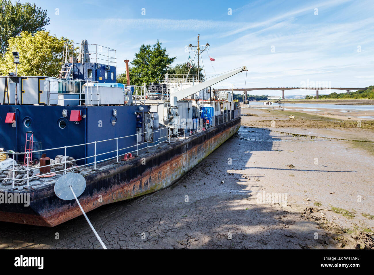 Cafe Onboard (formerly the Barge Cafe), a converted boat (ex Navy rnal
