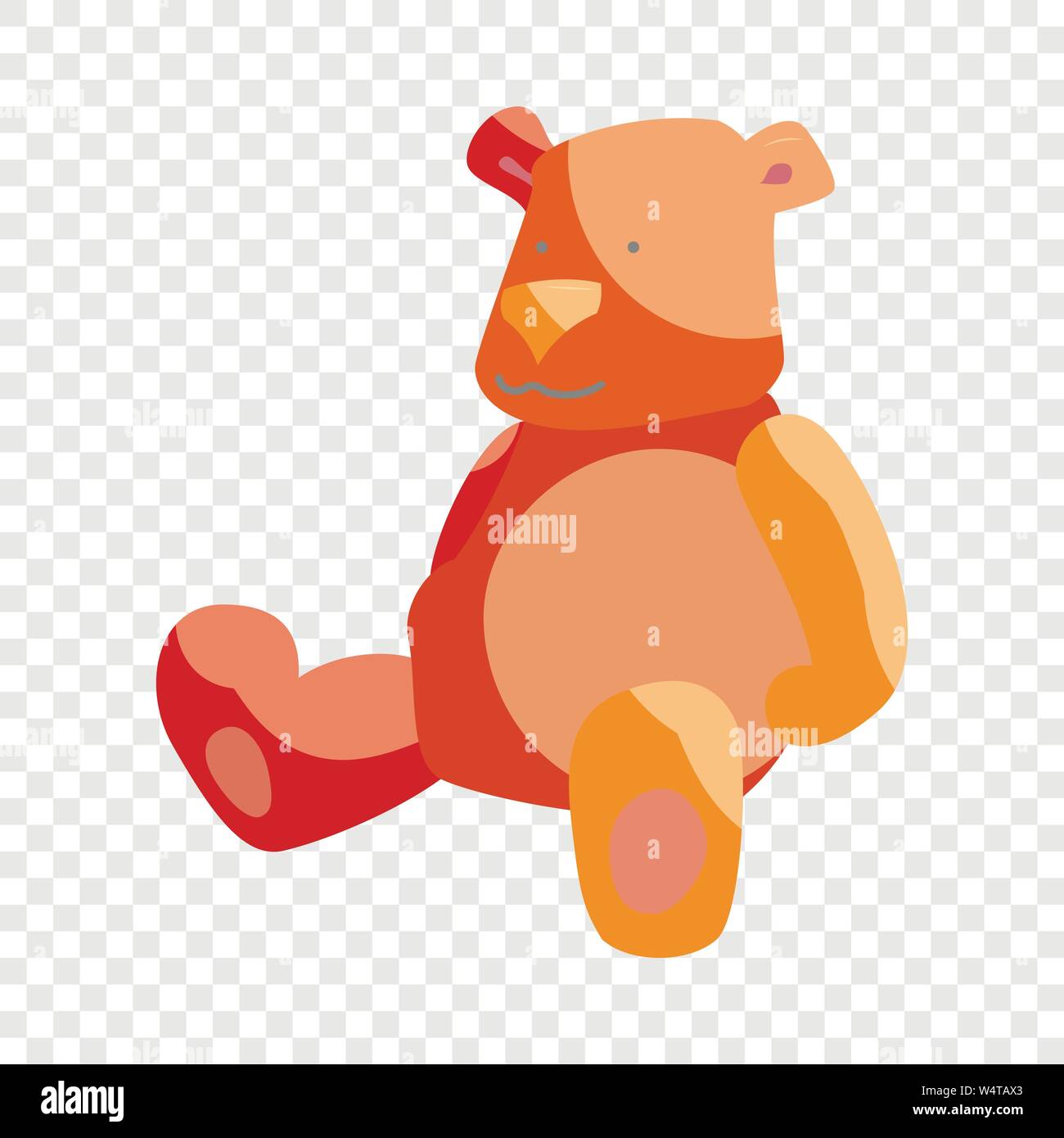 Teddy bear toy icon, cartoon style Stock Vector Image & Art - Alamy