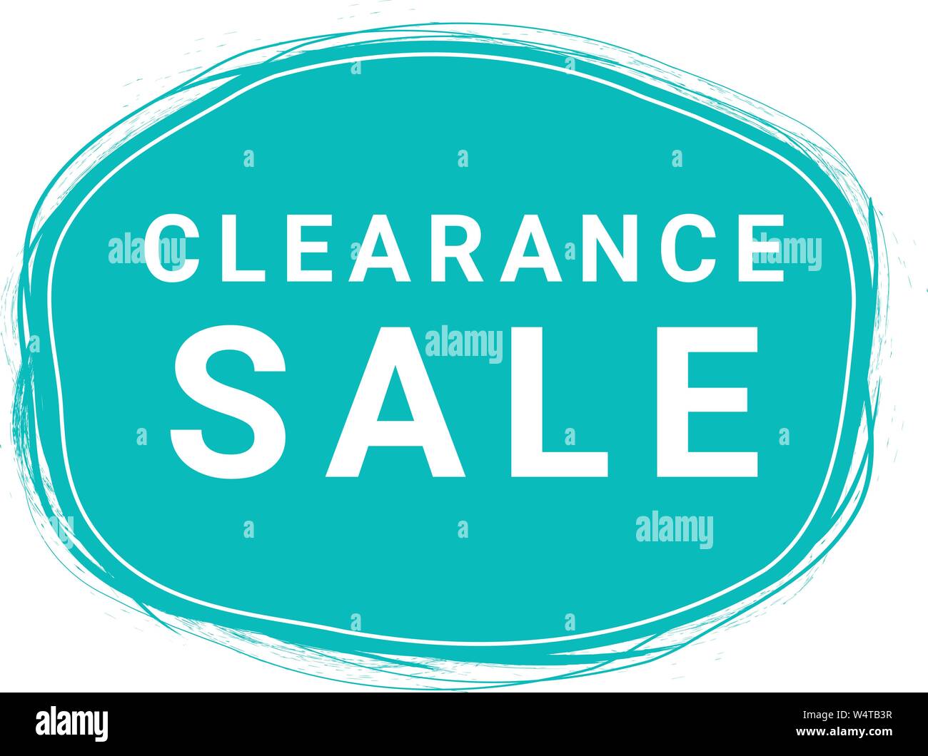 Clearance Sale, Speech Bubble Banner, Element Design Template, App Icon