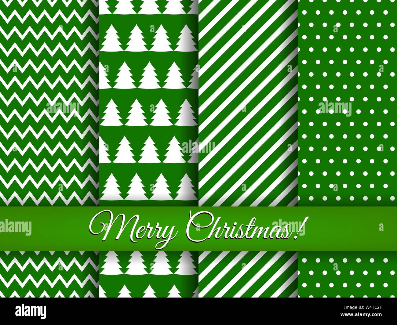 Christmas seamless patterns set vector Stock Vector Image & Art - Alamy
